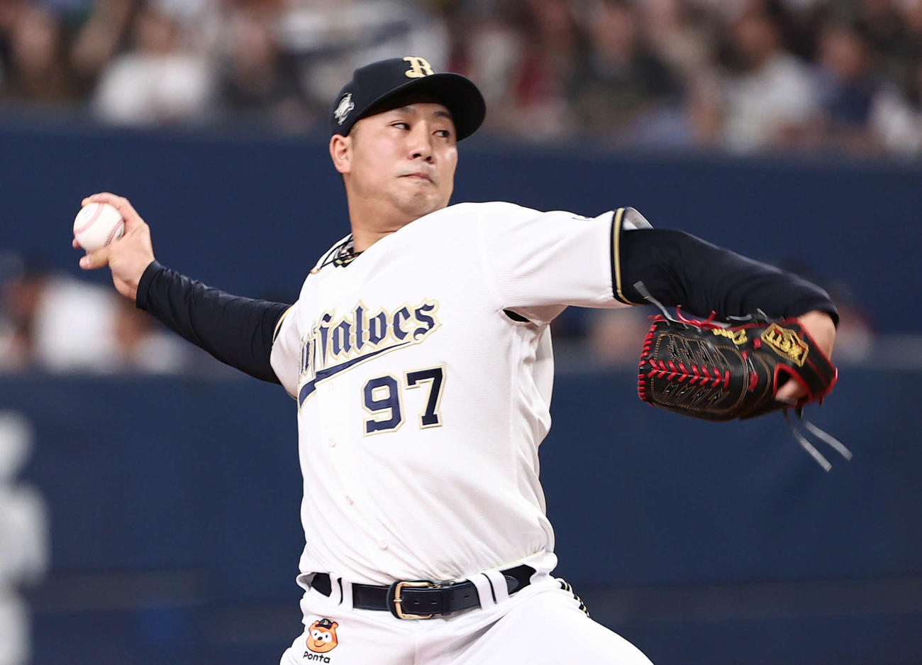 オリックス古田島成龍（2024年6月1日撮影）