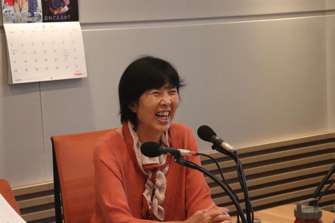 ABCラジオ「おはようパーソナリティー小縣裕介です」に生出演した才木久子さん