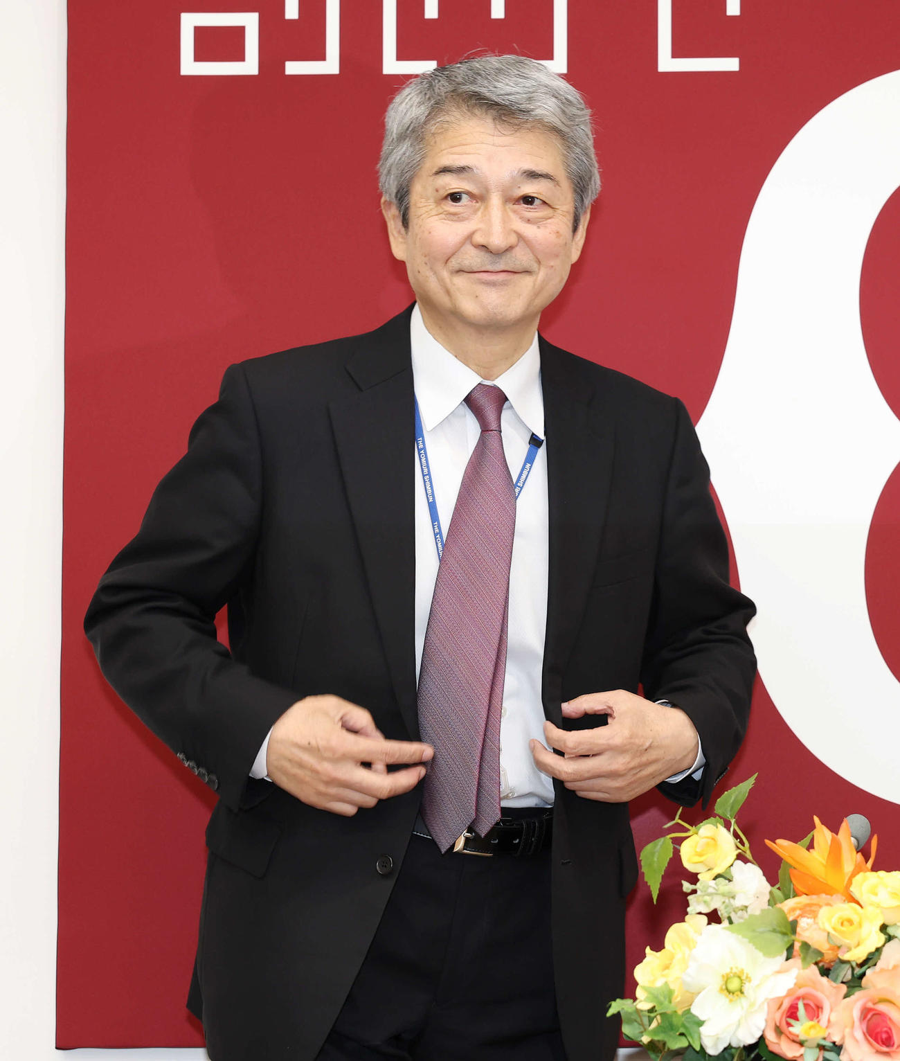 巨人の新社長に就任した国松徹代表取締役社長（撮影・宮地輝）