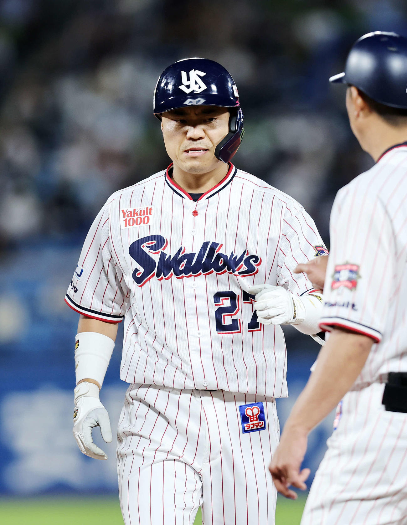 ヤクルト中村悠平（2024年6月6日撮影）