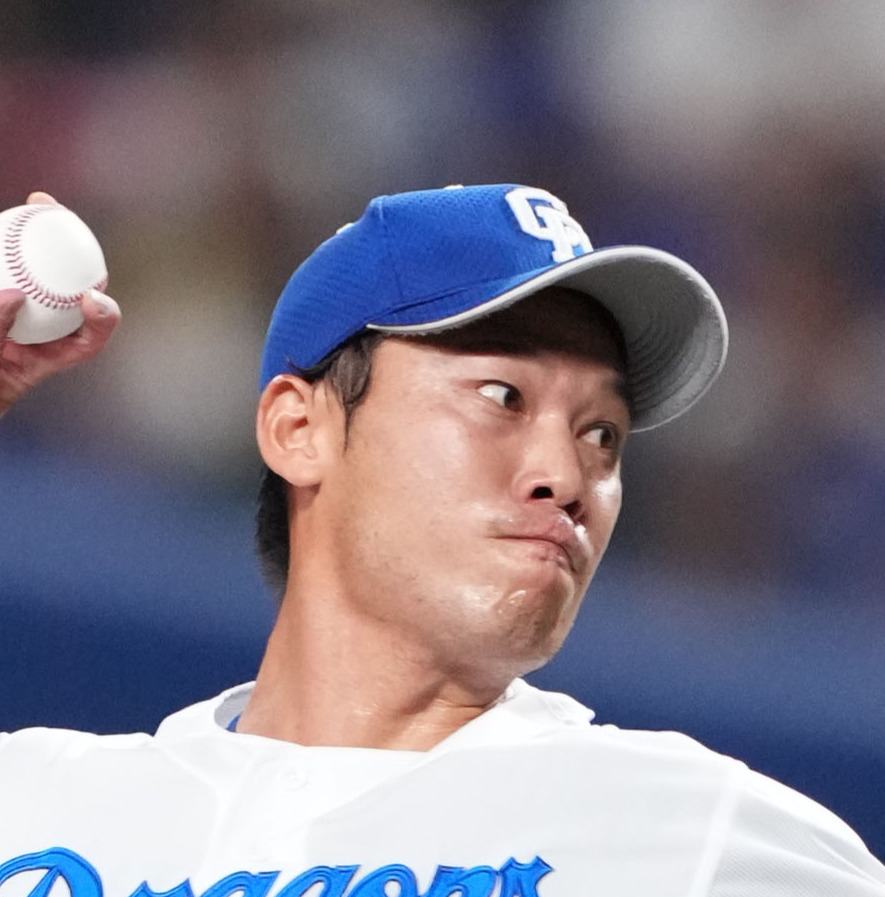 中日岩崎翔（2024年6月撮影）