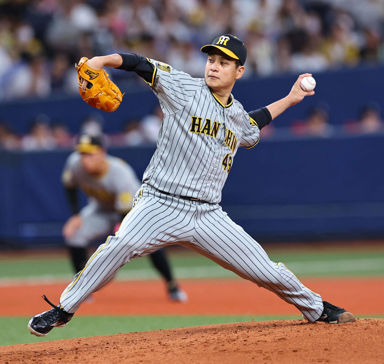 オリックス対阪神　阪神先発の大竹（撮影・上田博志）