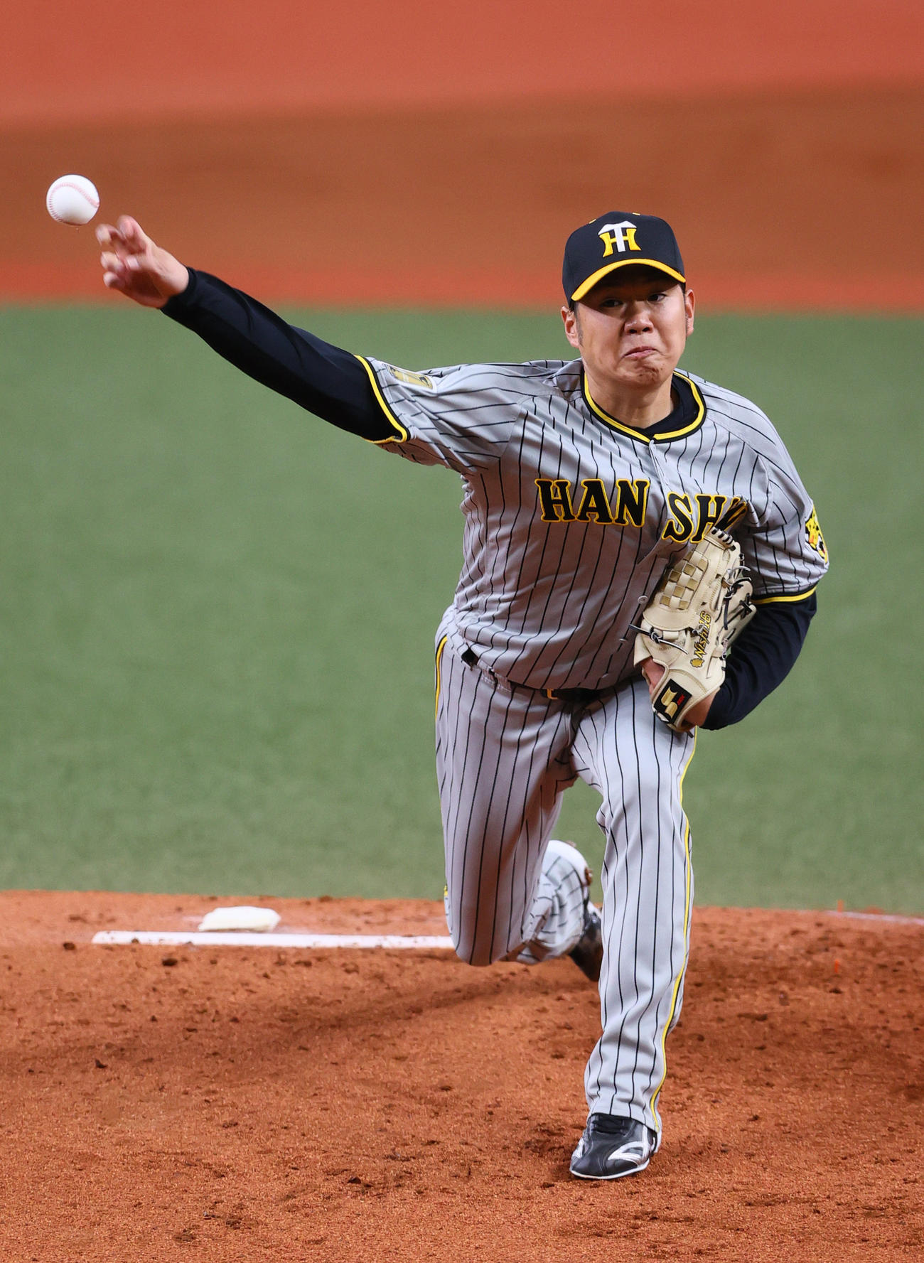 オリックス対阪神　阪神先発の西勇（撮影・上山淳一）