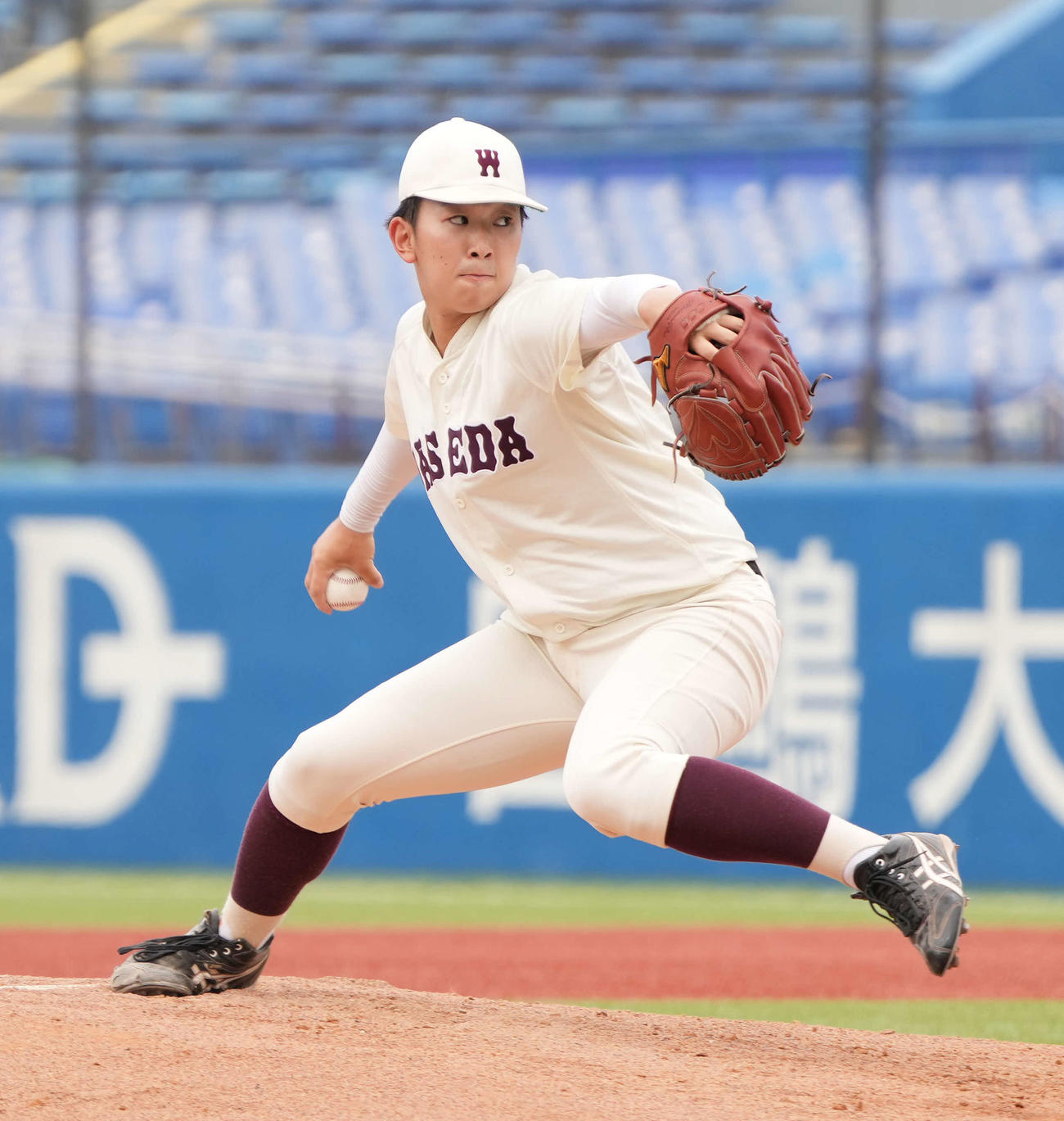 早大対東日本国際大　早大先発の伊藤（撮影・小沢裕）