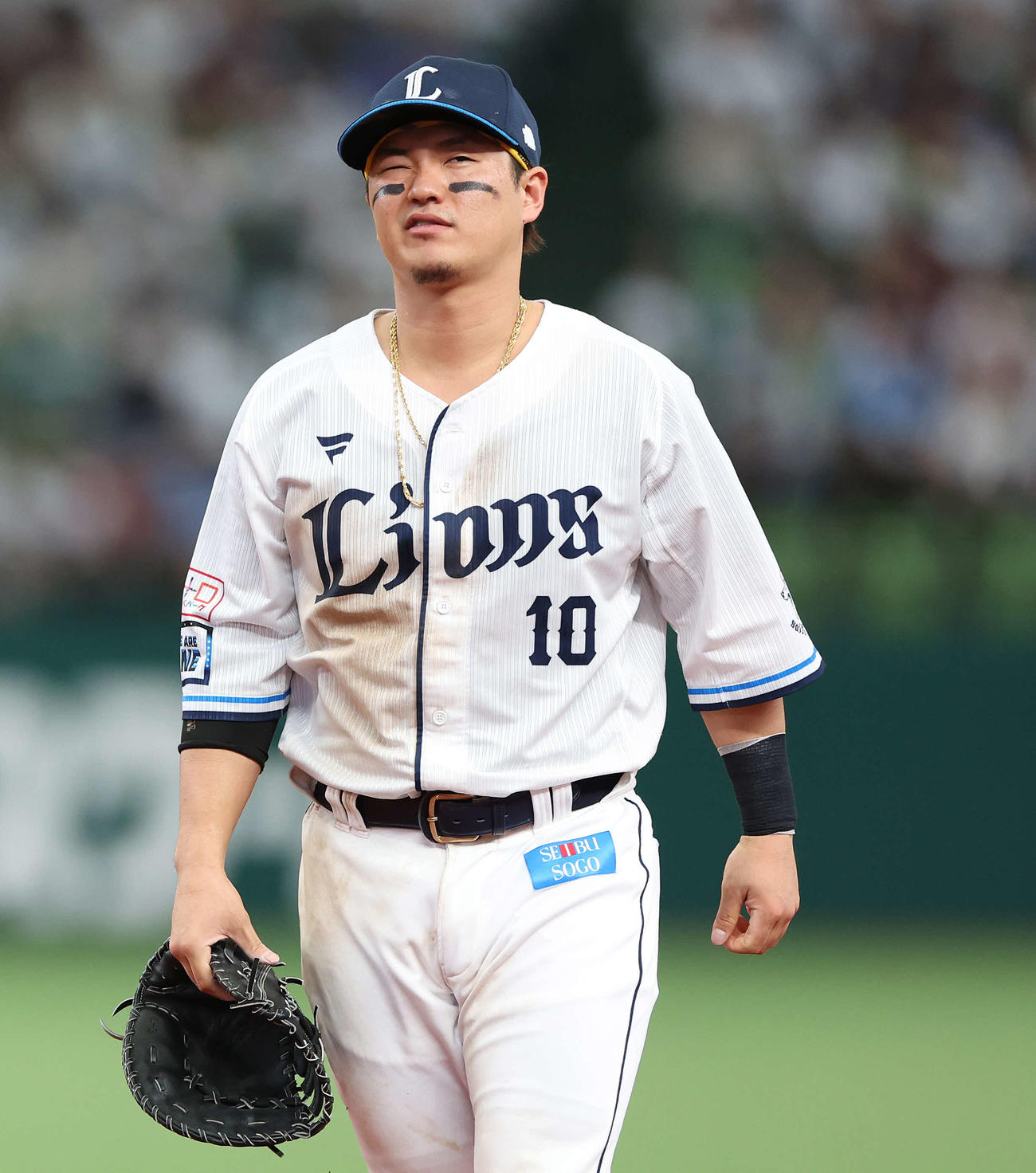 西武佐藤龍世（2024年6月1日撮影）