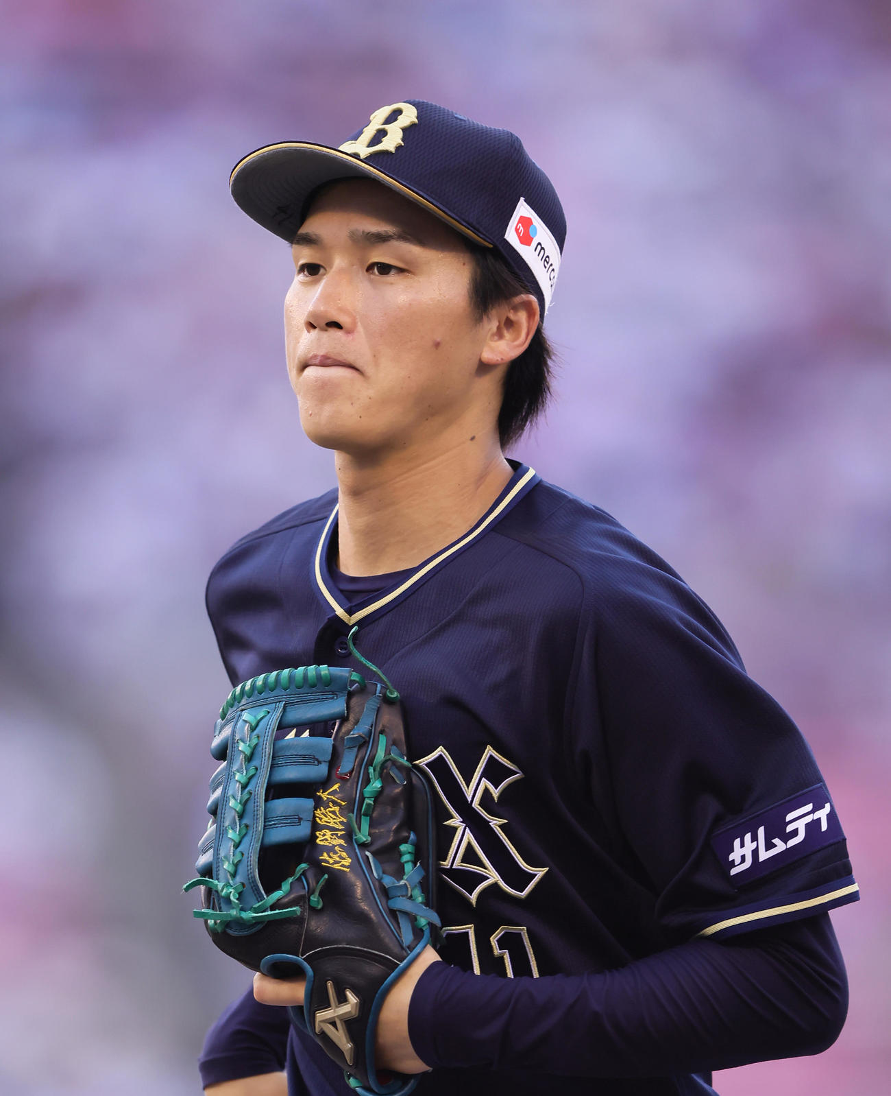 オリックス佐野皓大（2022年7月17日撮影）