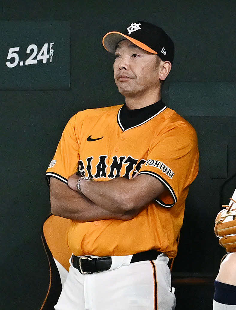巨人阿部慎之助監督（2024年6月9日撮影）