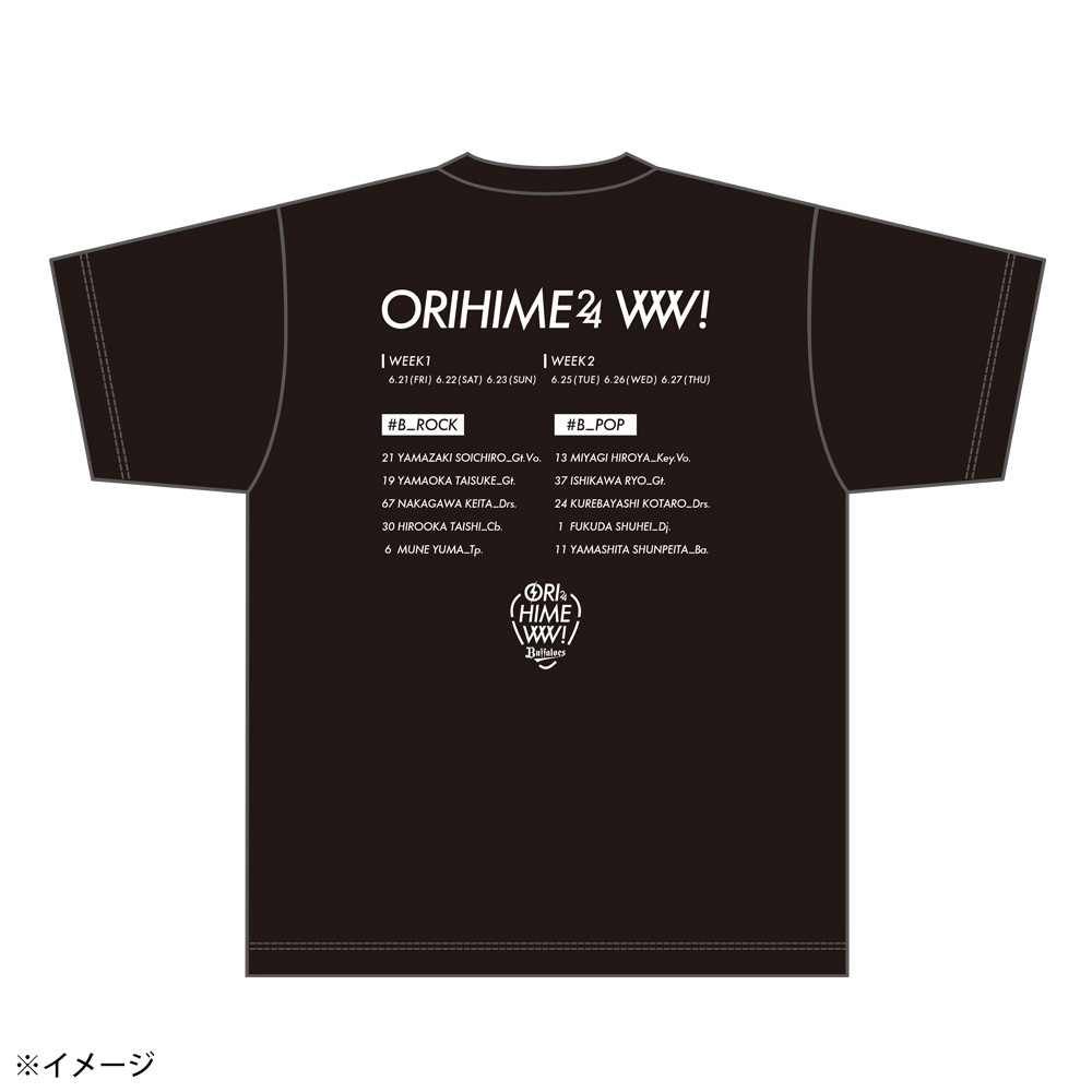Buffaloesオリ姫デー2024　コンセプトTシャツ※イメージ（球団提供）