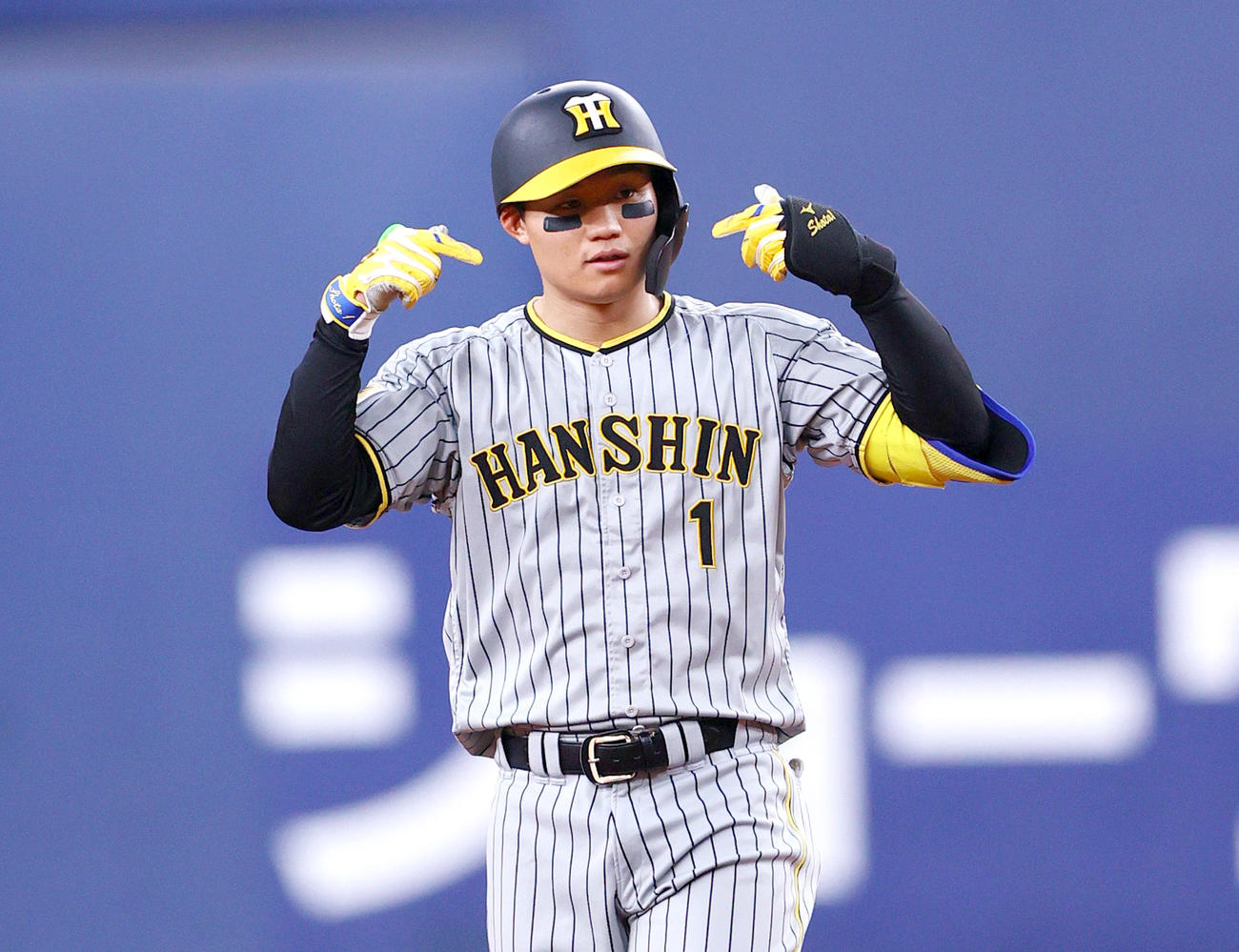阪神森下翔太（2024年6月13日撮影）