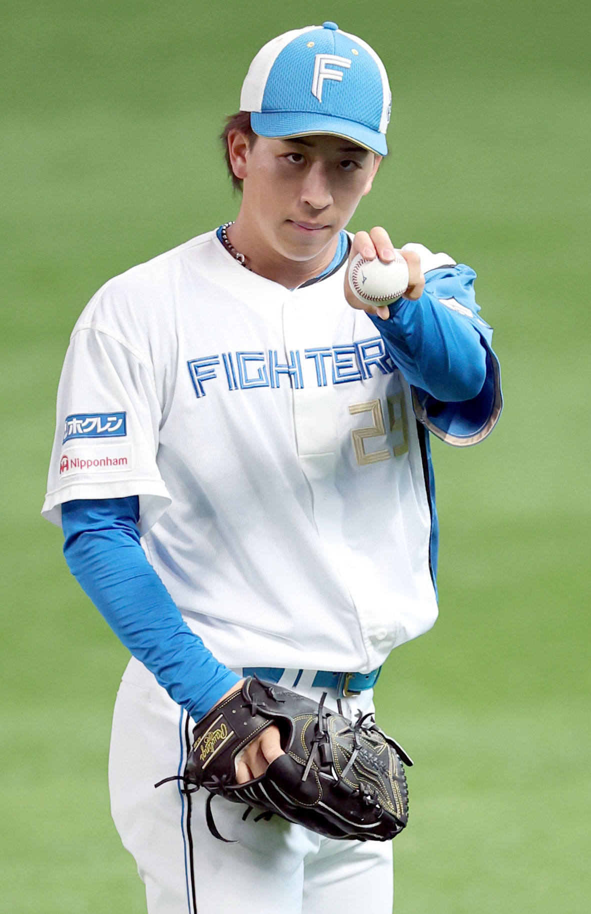 日本ハム細野晴希（2024年6月16日撮影）