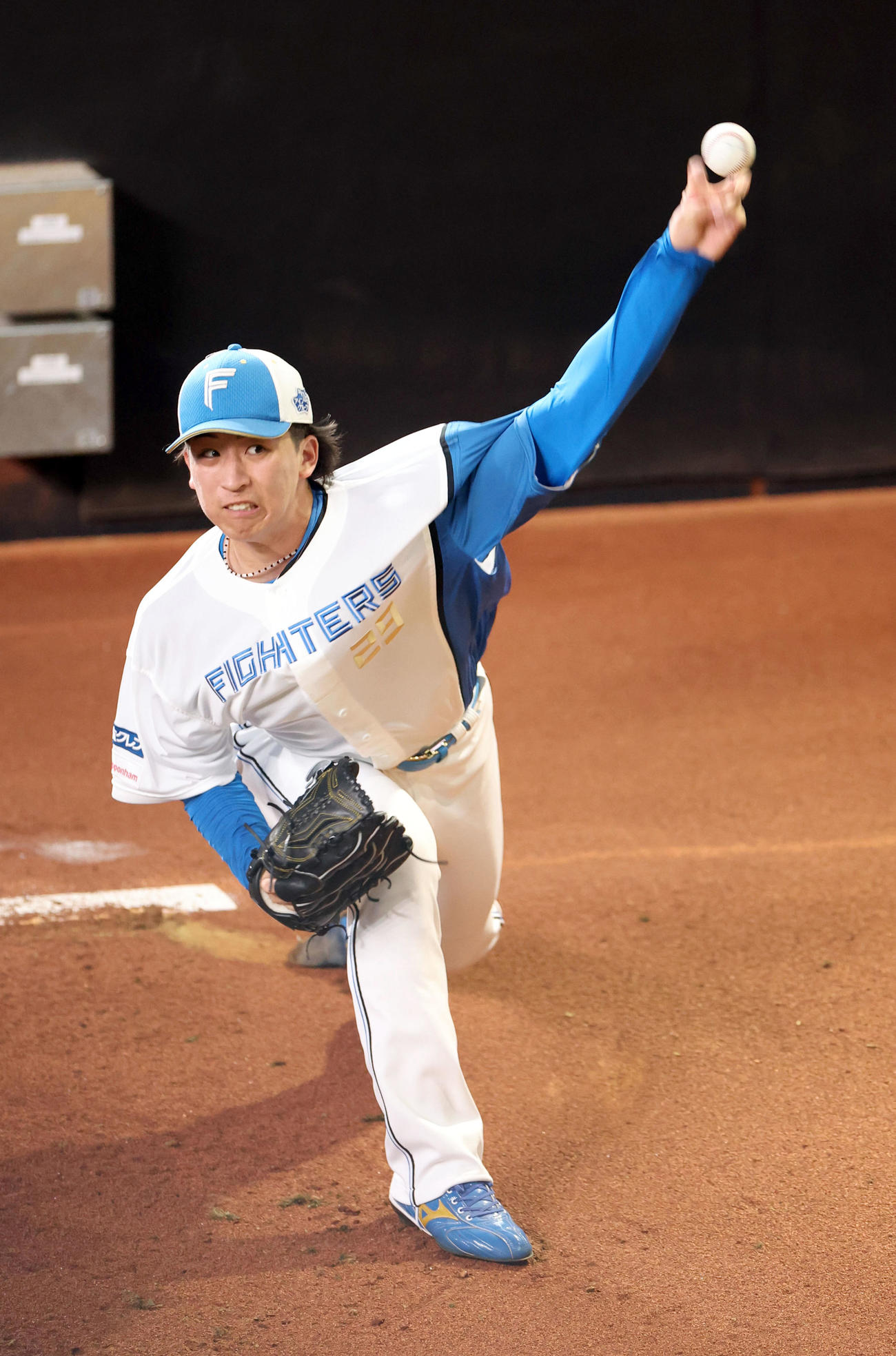 日本ハム細野晴希（2024年6月16日撮影）