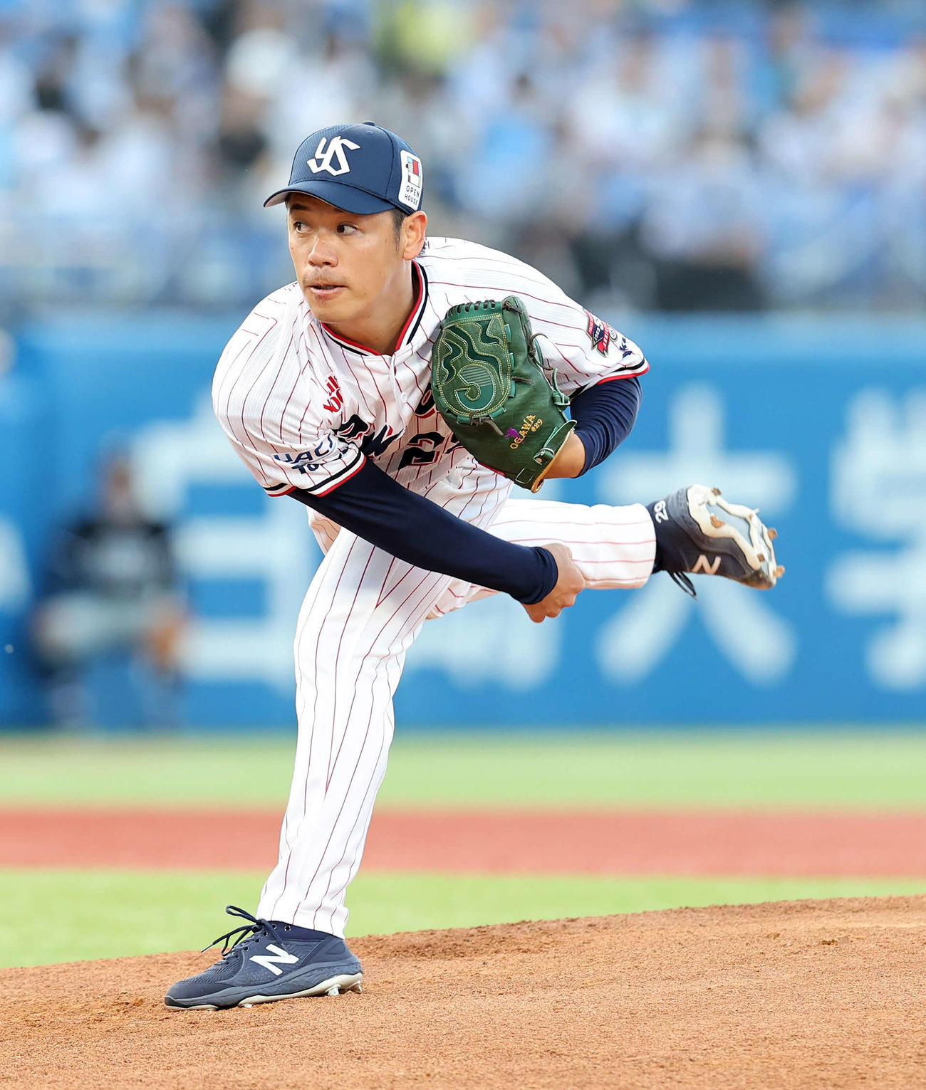 ヤクルト小川泰弘（2024年6月5日撮影）
