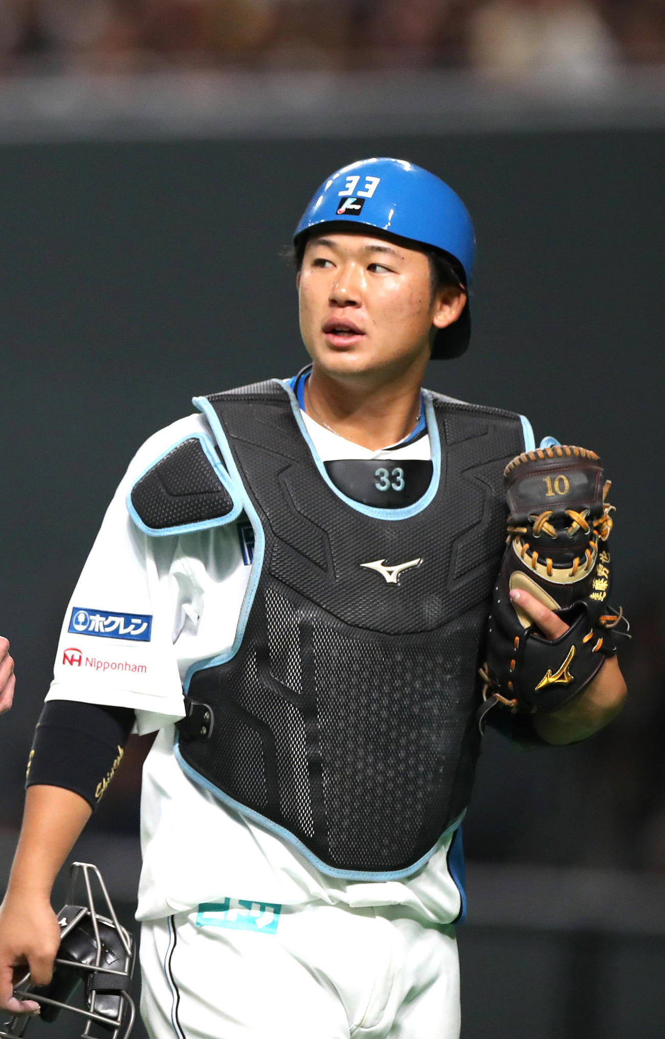 3月、阪神とのオープン戦に出場する進藤