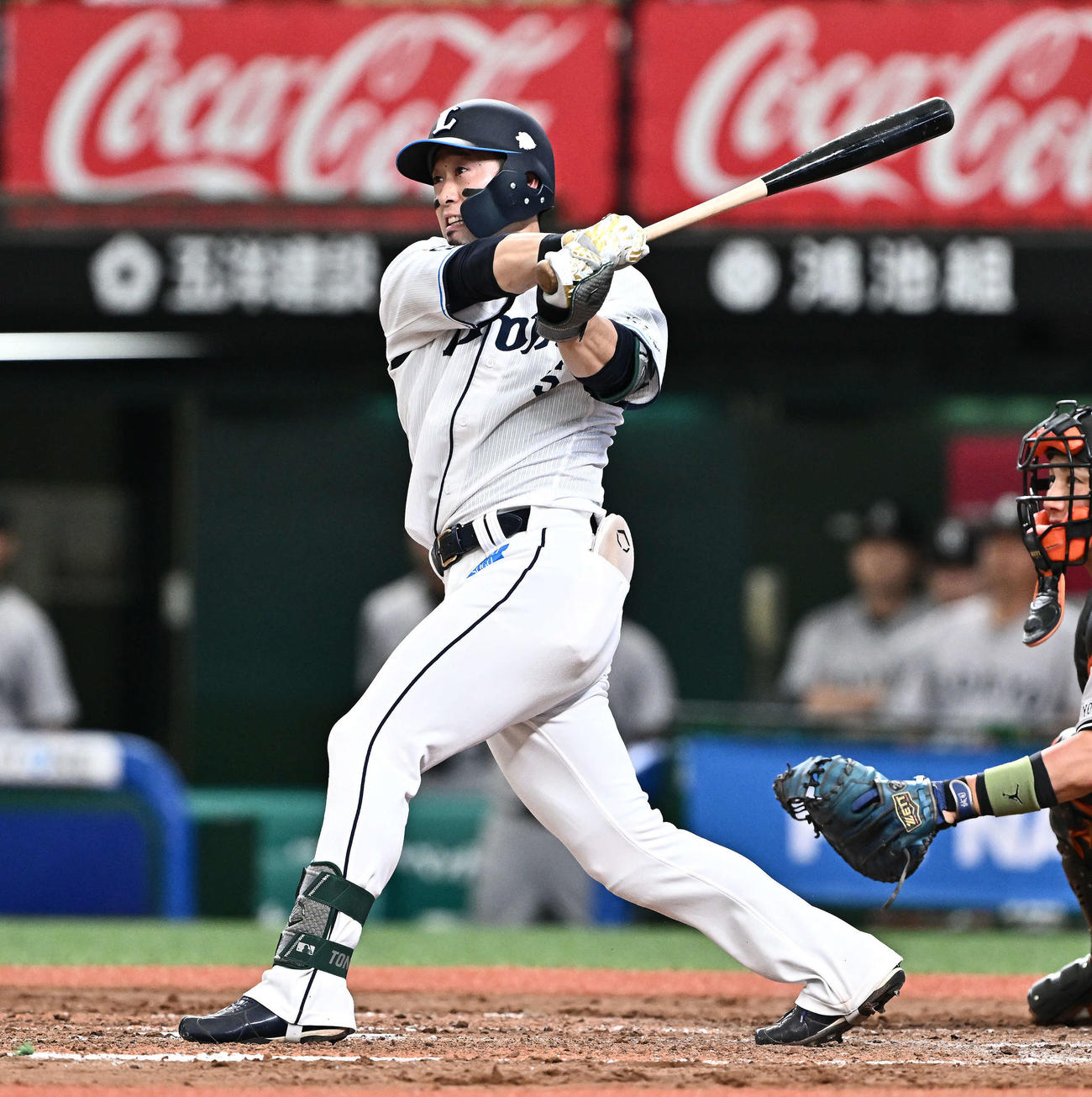 西武外崎修汰（2024年6月1日撮影）