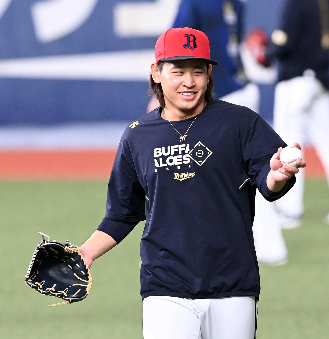 2軍戦で復帰するオリックス宮城