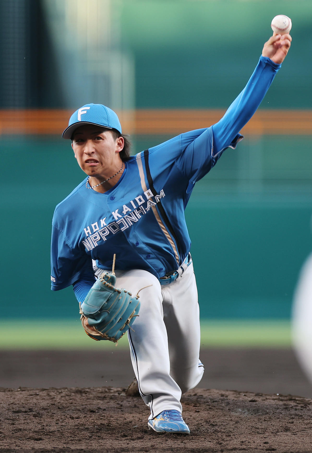 日本ハム細野晴希（2024年6月18日撮影）