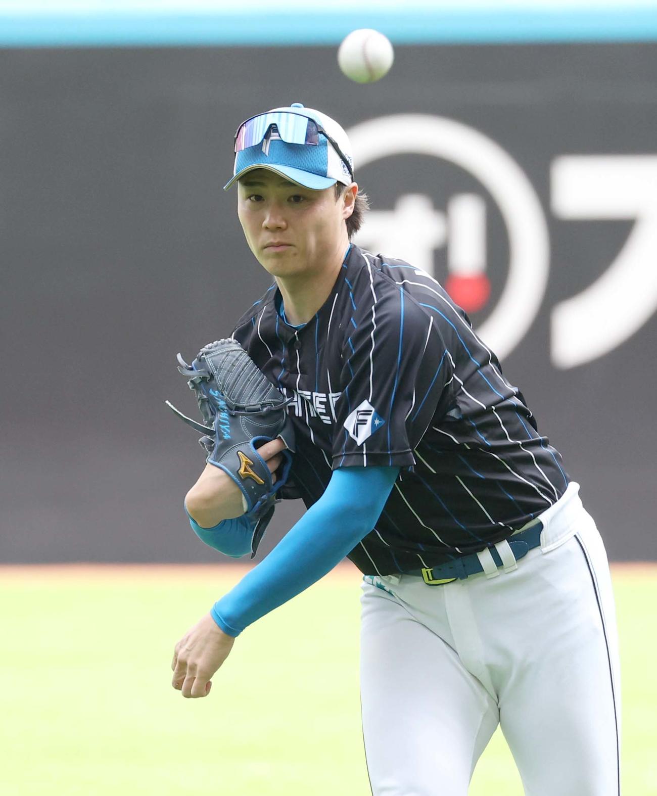 日本ハム山崎福也（2024年6月20日撮影）