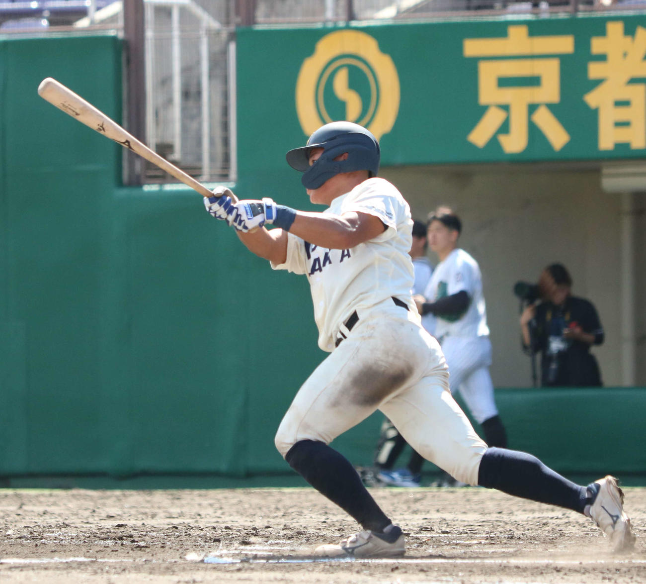 関西6大学対阪神大学　3打数2安打と活躍した大商大・福島大輝