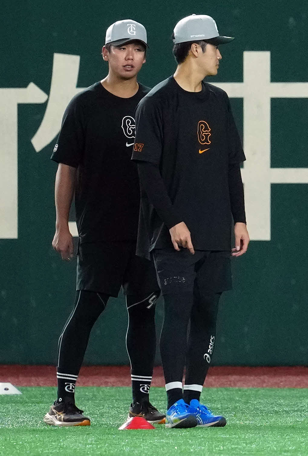 巨人対ヤクルト　急きょ先発予定の巨人又木（撮影・たえ見朱実）