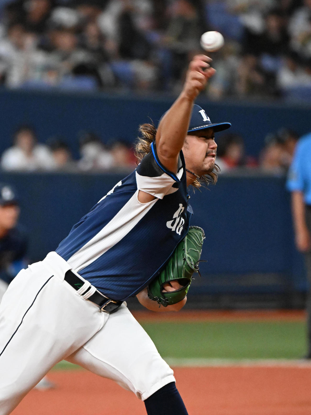オリックス対西武　西武先発の高橋（撮影・石井愛子）