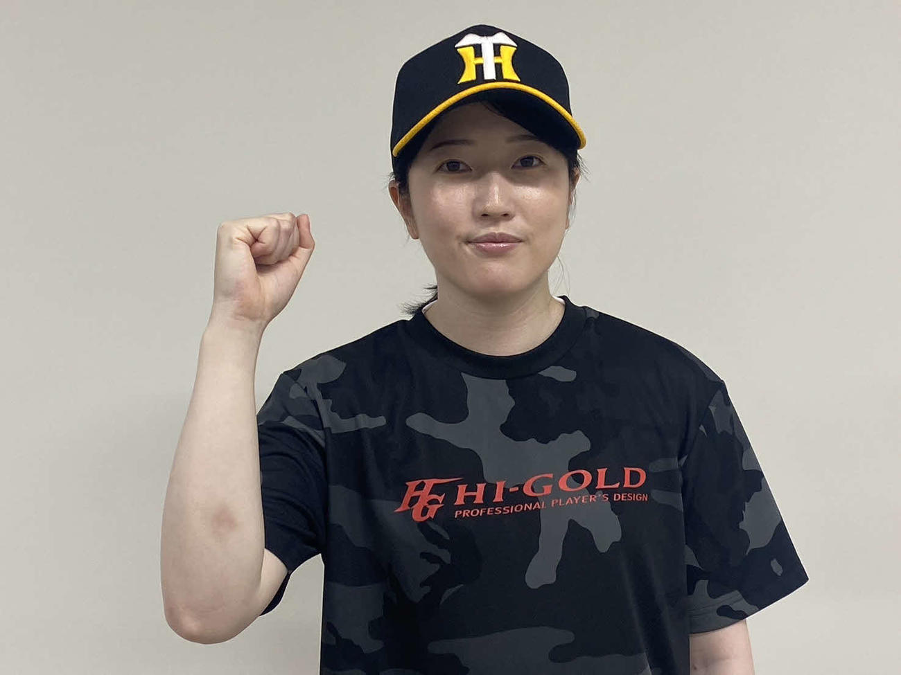 阪神タイガースWomenの竹内くらら選手（撮影・波部俊之介）