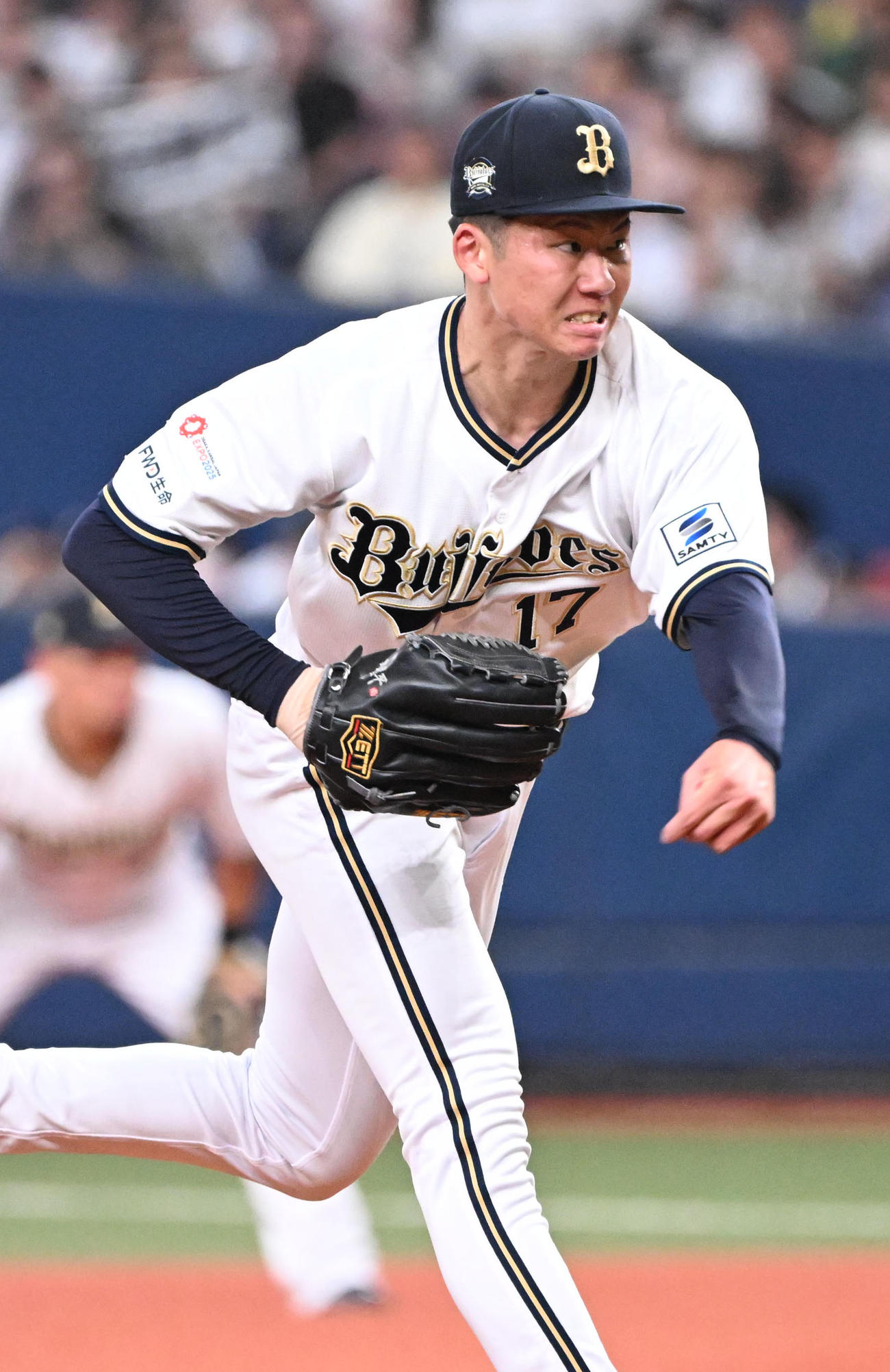 オリックス曽谷龍平（2024年6月11日撮影）