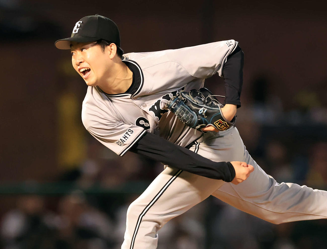 巨人山崎伊織（24年6月11日撮影）