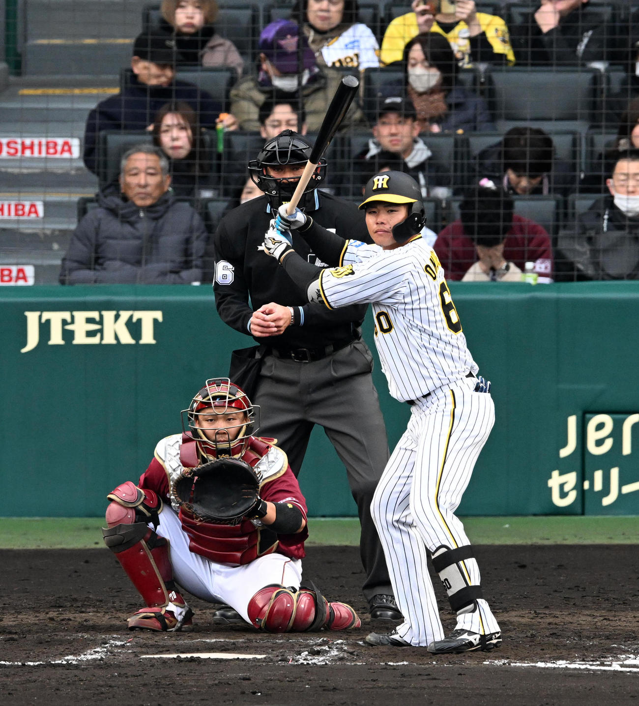 阪神小野寺暖（24年3月6日撮影）　