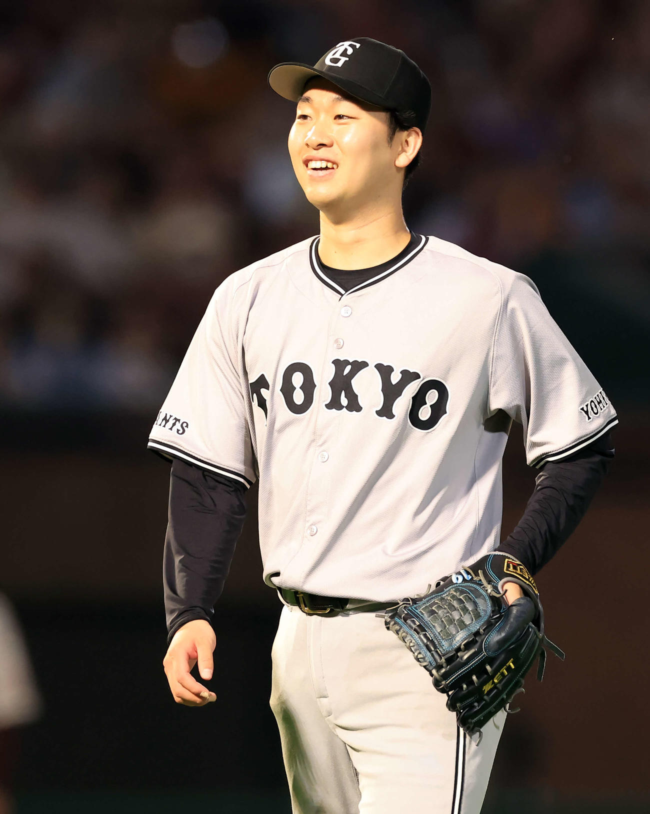 巨人山崎伊織（2024年6月11日撮影）