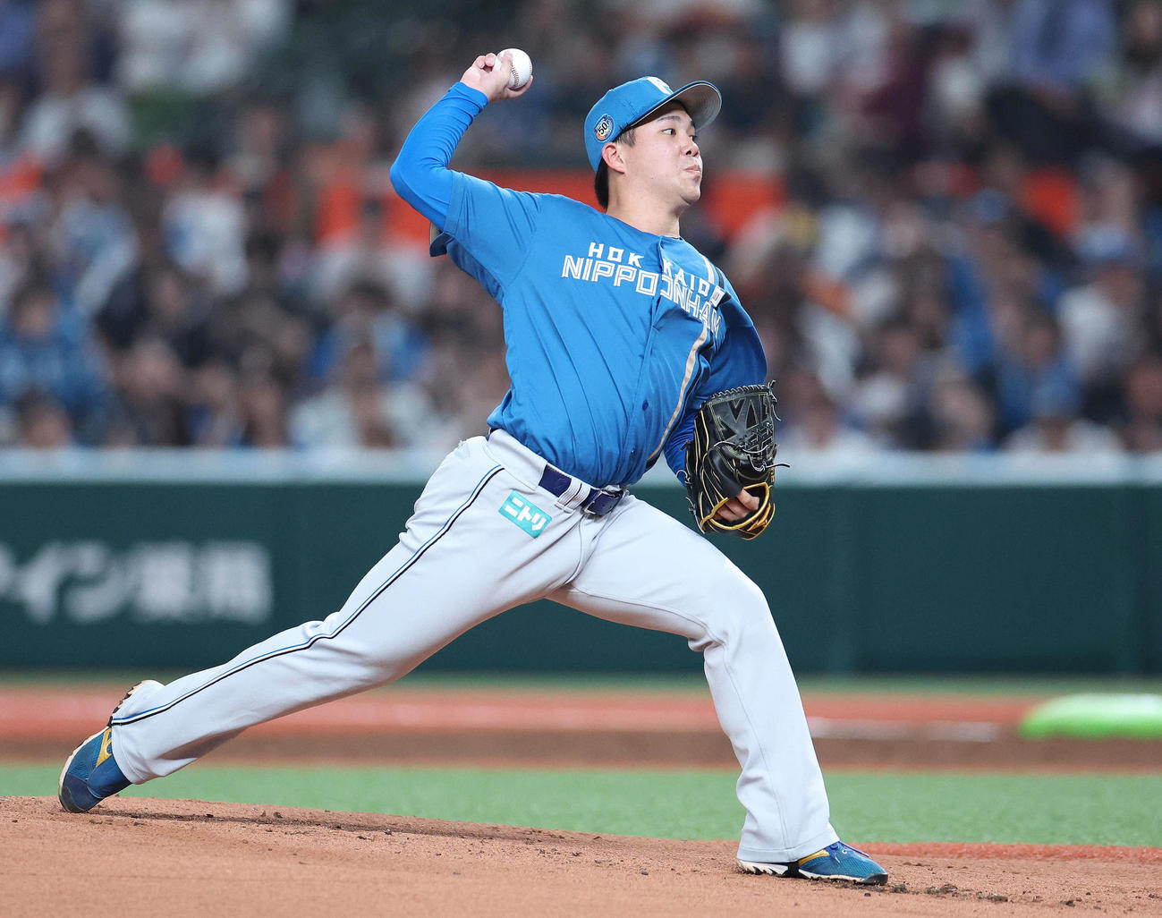 西武対日本ハム　先発登板する日本ハム金村（撮影・河田真司）