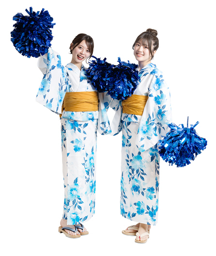 エスコンフィールド夏祭りのステージにファイターズガールも登場！（球団提供）