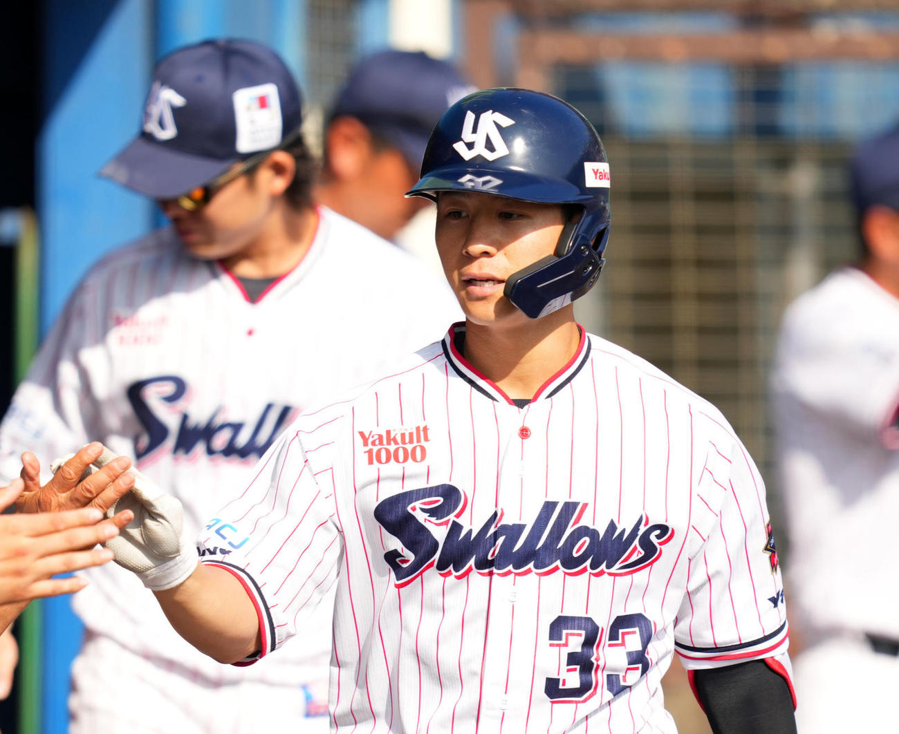 ヤクルト内山壮真（2024年撮影）