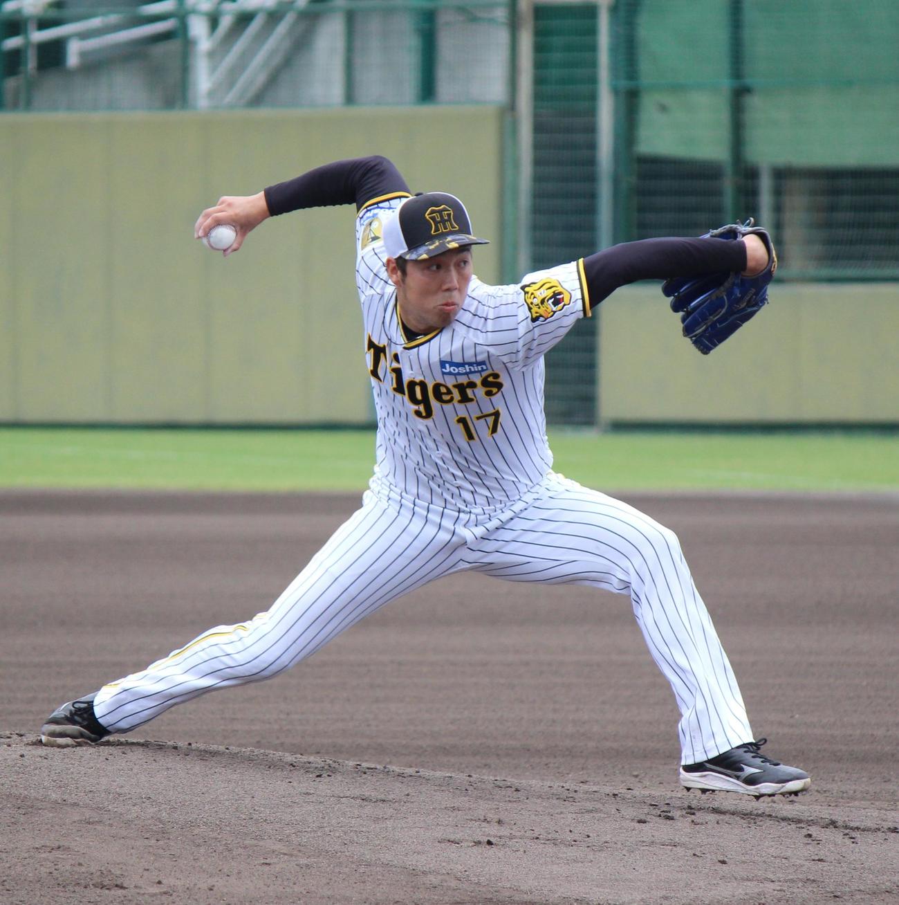 阪神青柳晃洋（2024年6月21日撮影）