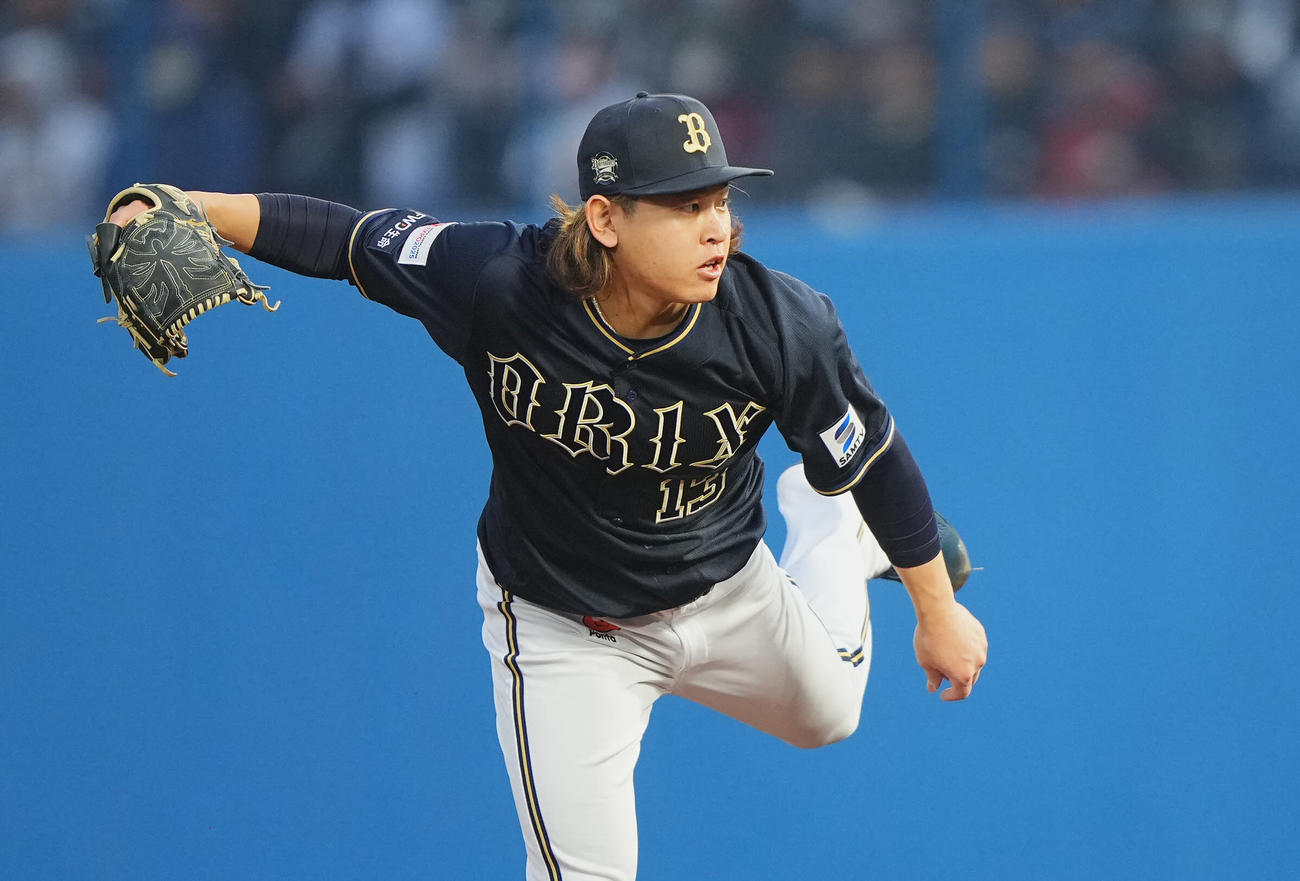 オリックス宮城大弥（2024年5月8日撮影）