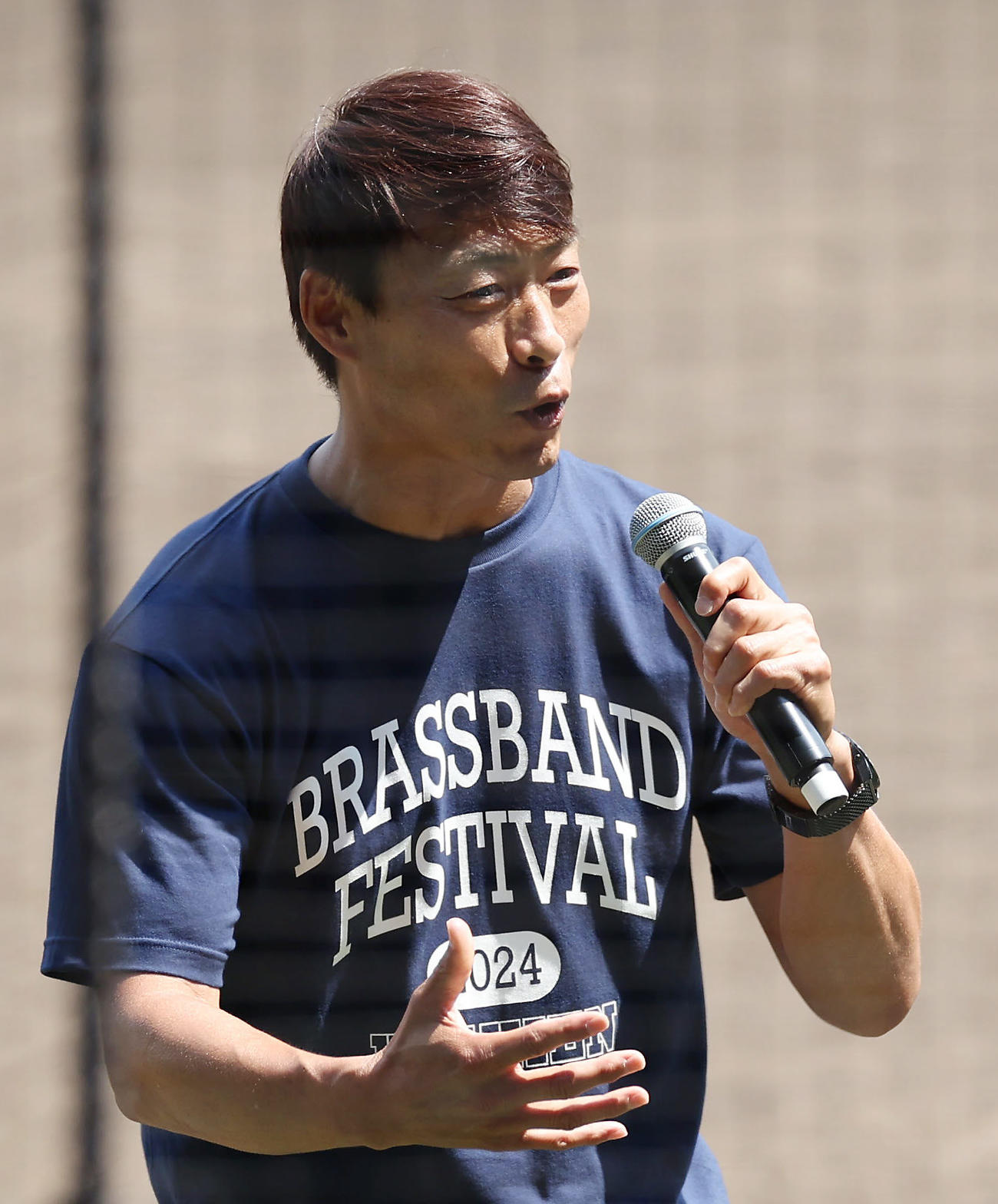 桧山進次郎氏（2024年6月16日撮影）