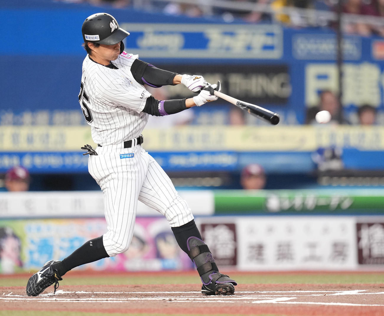 ロッテ岡大海（2024年6月26日撮影）