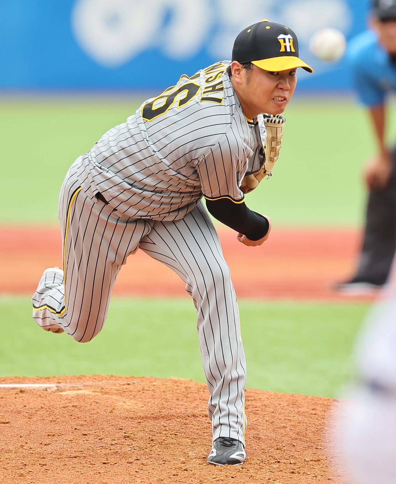 ヤクルト対阪神　阪神先発の西勇（撮影・上田博志）