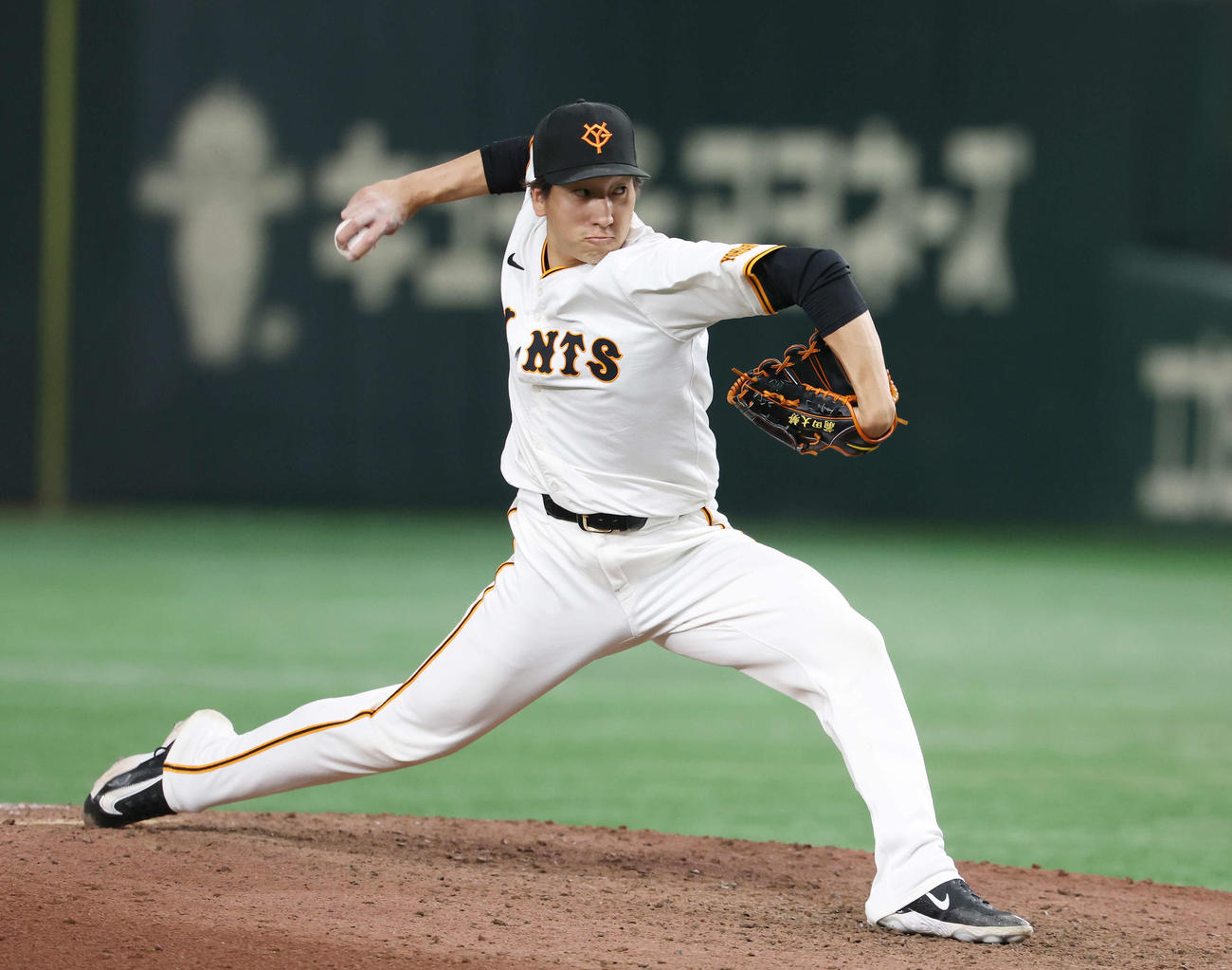 巨人対広島　巨人6番手の大勢（撮影・宮地輝）
