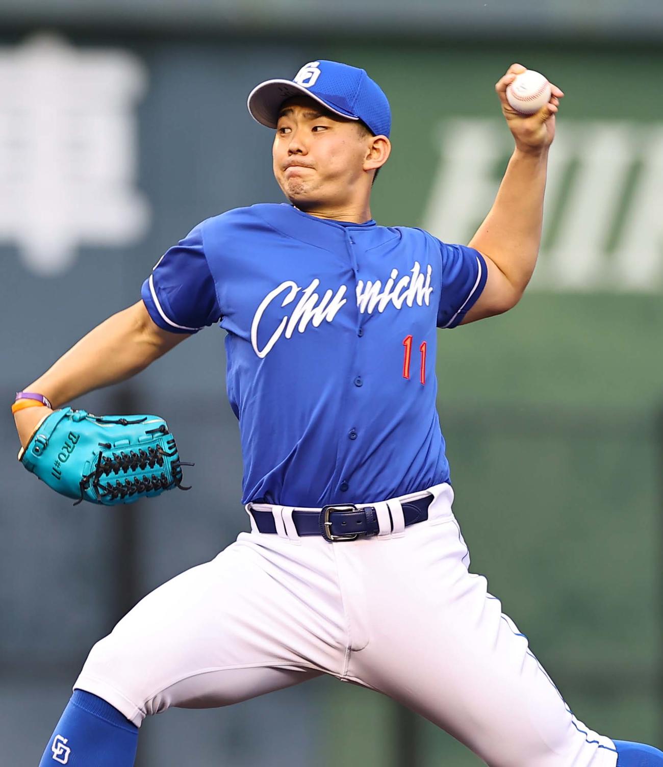 中日小笠原慎之介（2024年6月撮影）