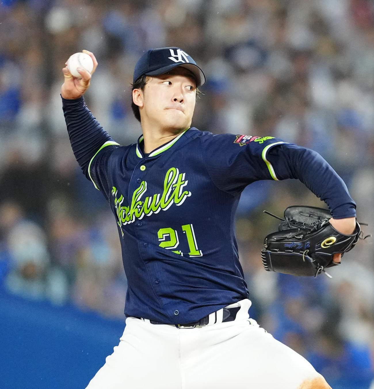 DeNA対ヤクルト　ヤクルト先発の吉村（撮影・江口和貴）