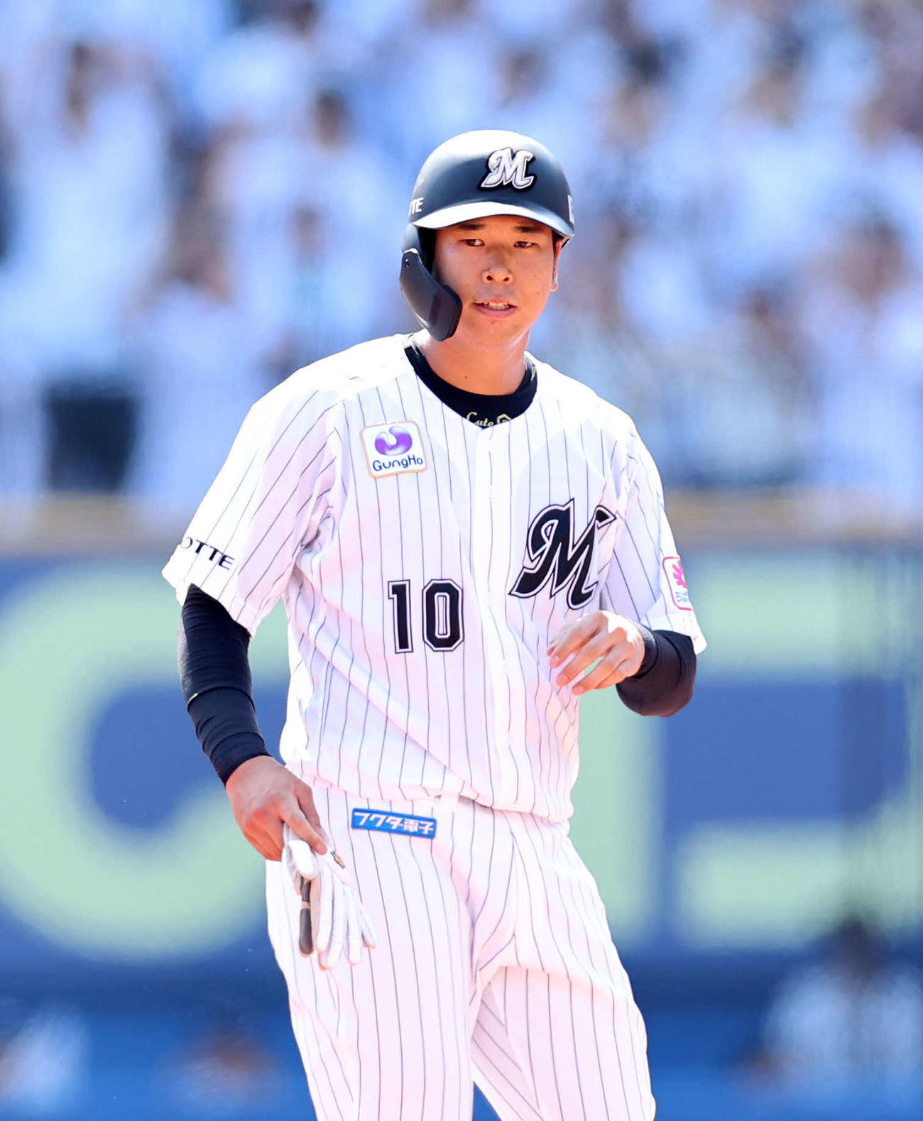 ロッテ上田希由翔（2024年6月16日撮影）