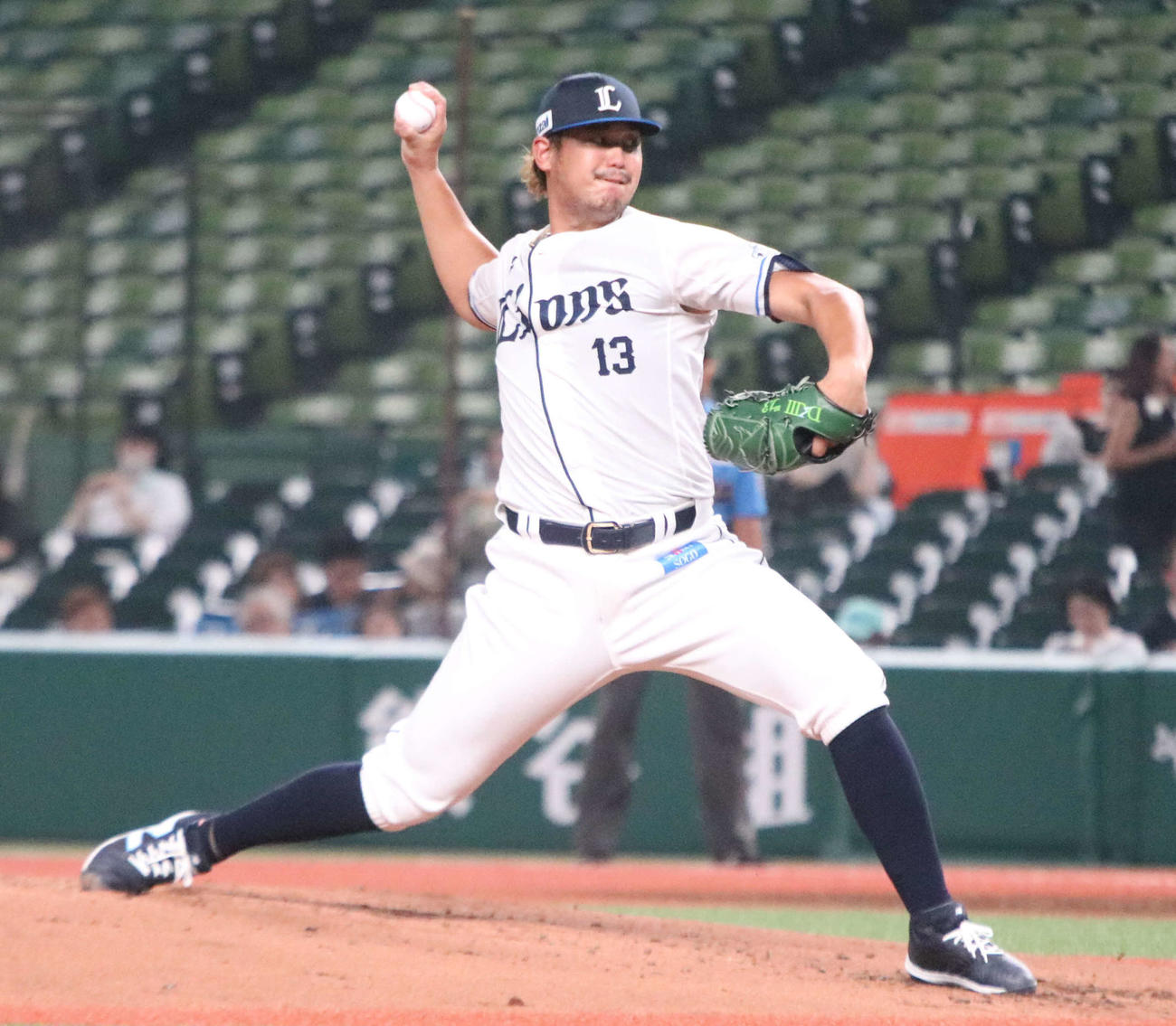 イースタン・リーグ　西武対日本ハム　先発した西武高橋（撮影・山崎純一）