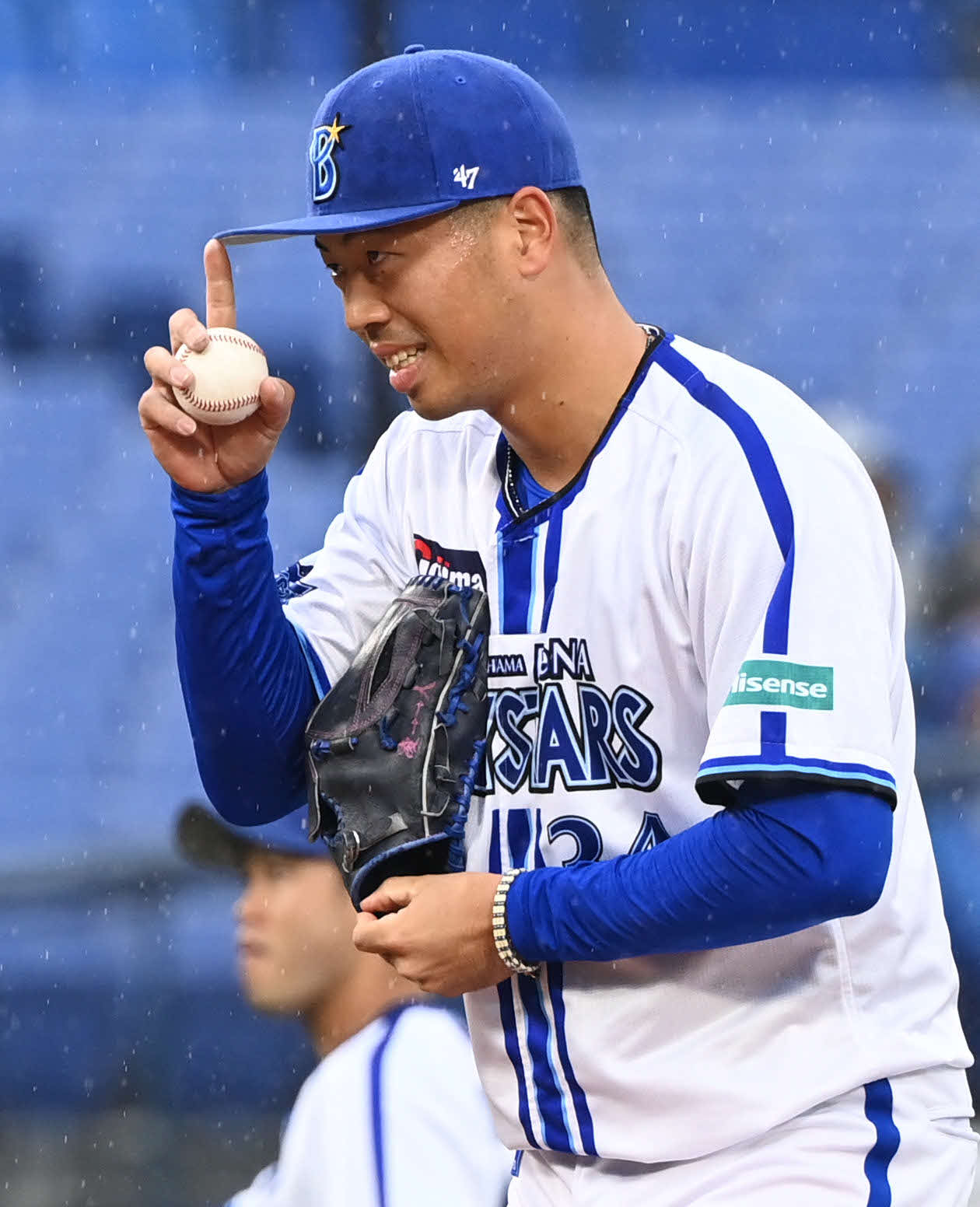 DeNA松本凌人（2024年3月5日撮影）