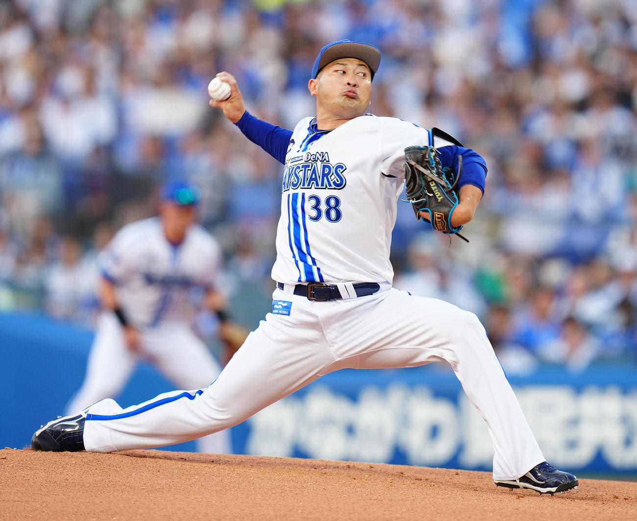 DeNA森唯斗（2024年6月撮影）
