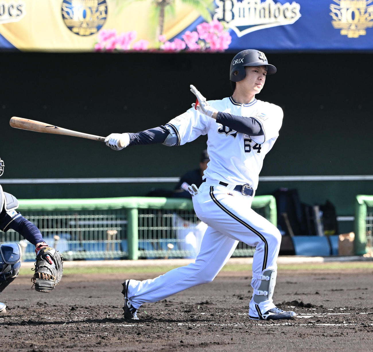 オリックス大里昂生（2024年2月12日撮影）
