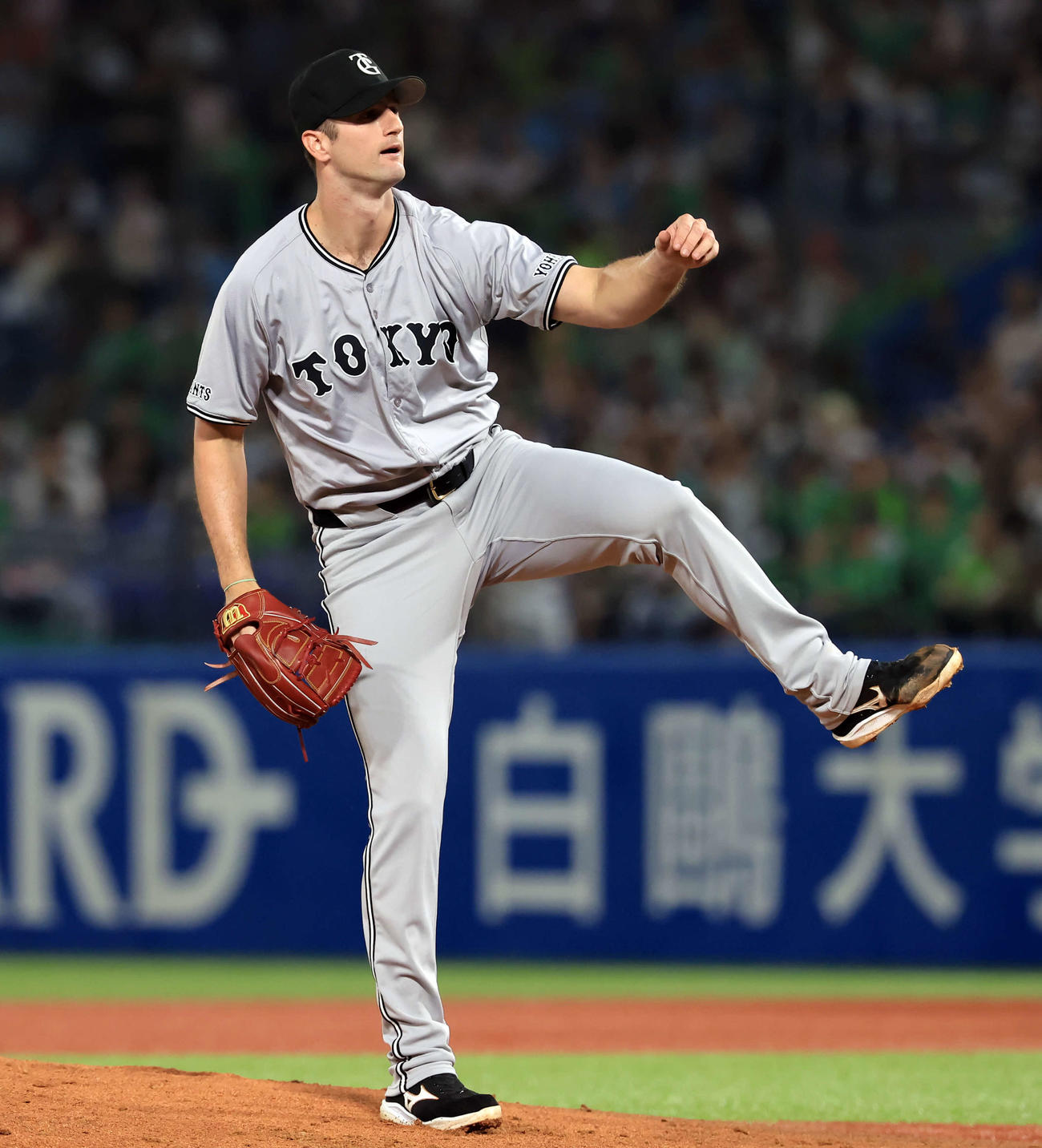 ヤクルト対巨人　巨人先発のグリフィン（撮影・浅見桂子）
