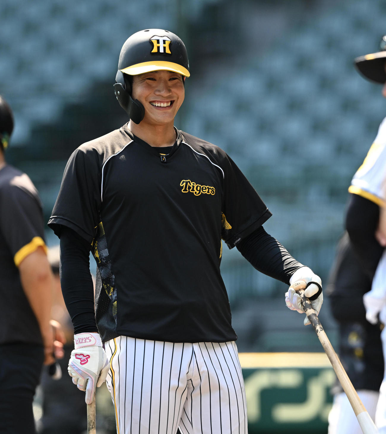 阪神木浪聖也（2024年6月7日撮影）