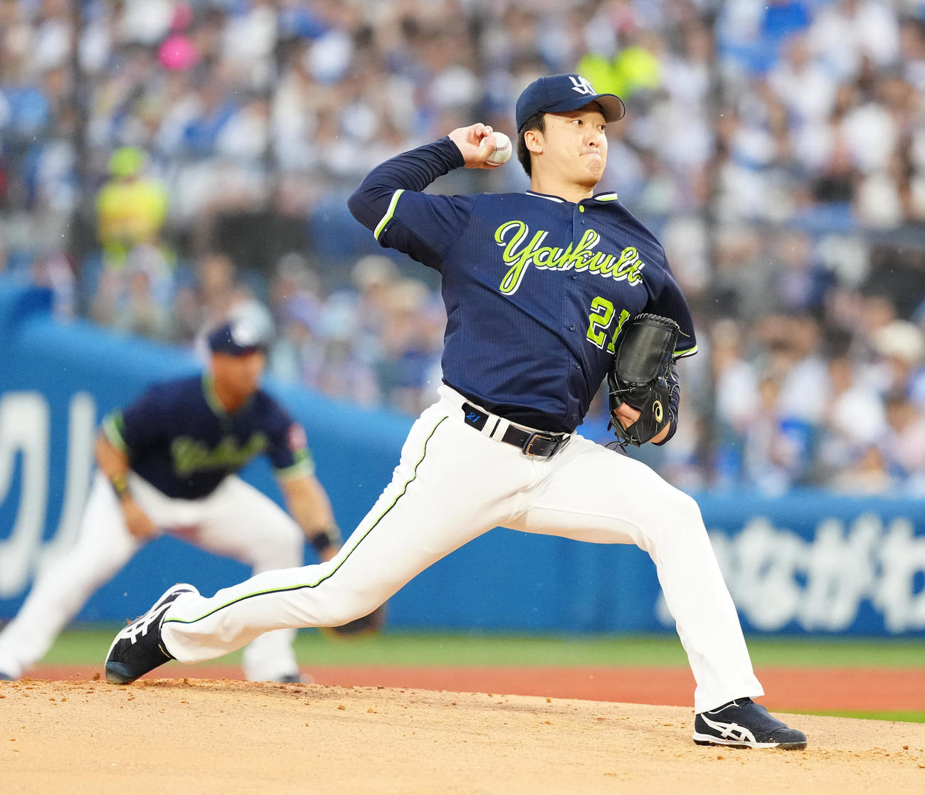 ヤクルト吉村貢司郎（2024年7月2日撮影）