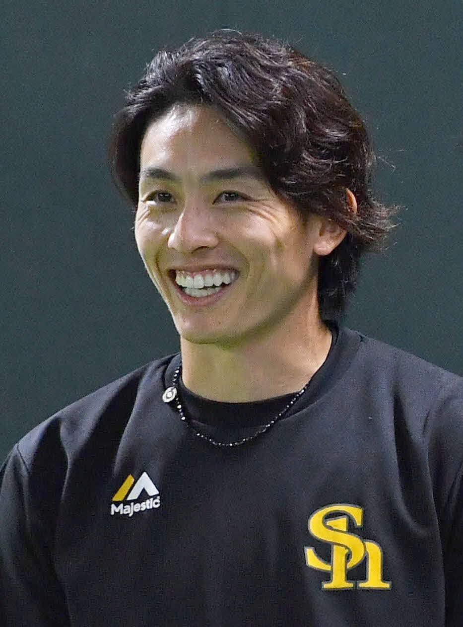 ソフトバンク柳田に代わってオールスター出場する周東佑京（2024年6月11日撮影）