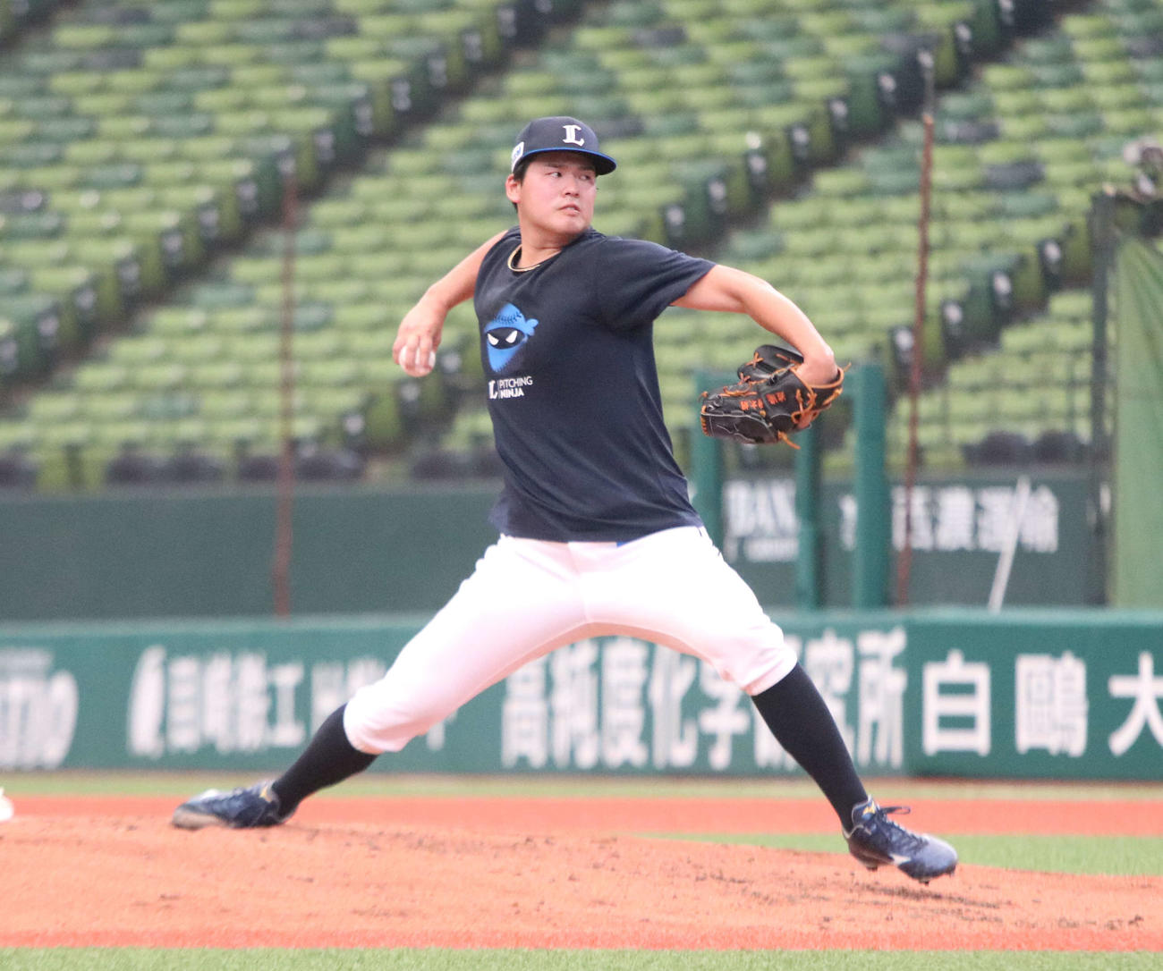9日の日本ハム戦で先発する西武渡辺（撮影・山崎純一）